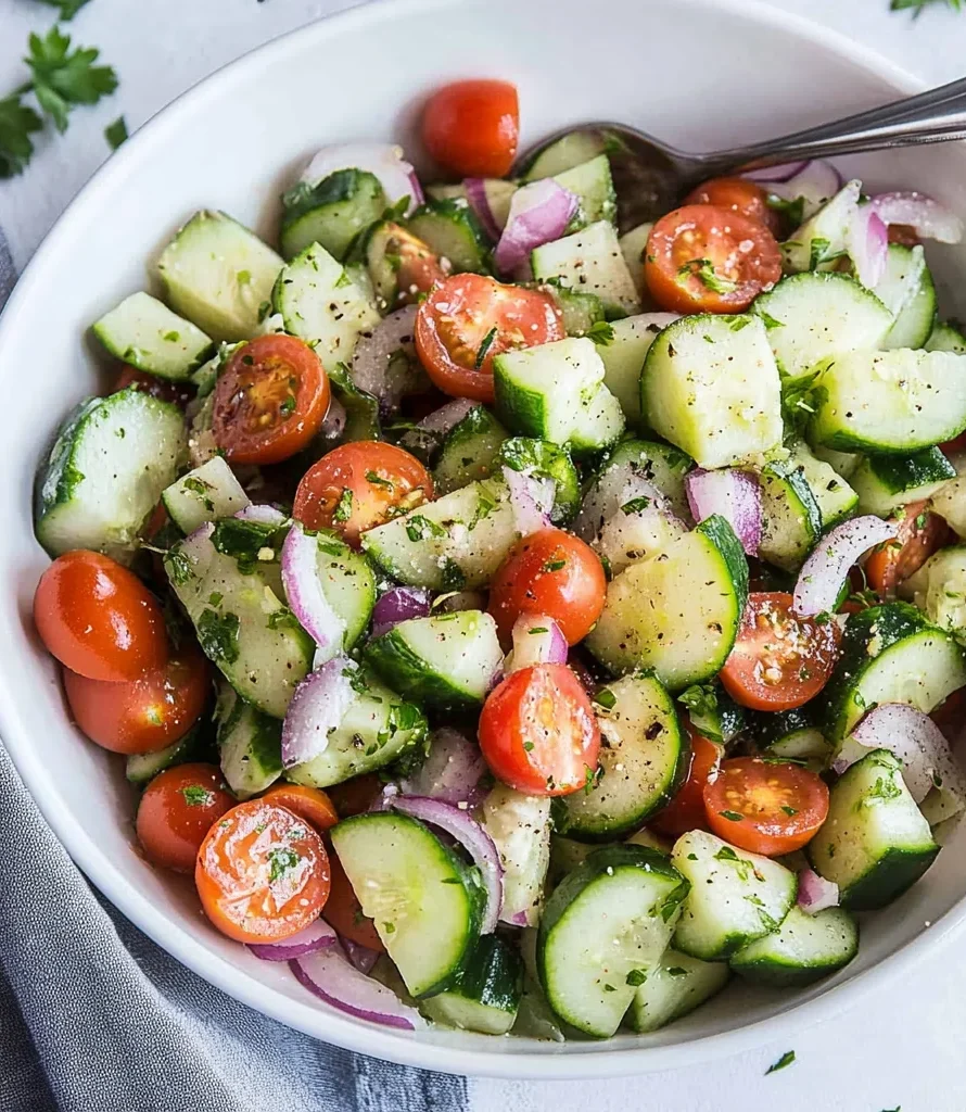 Cucumber Tomato Salad