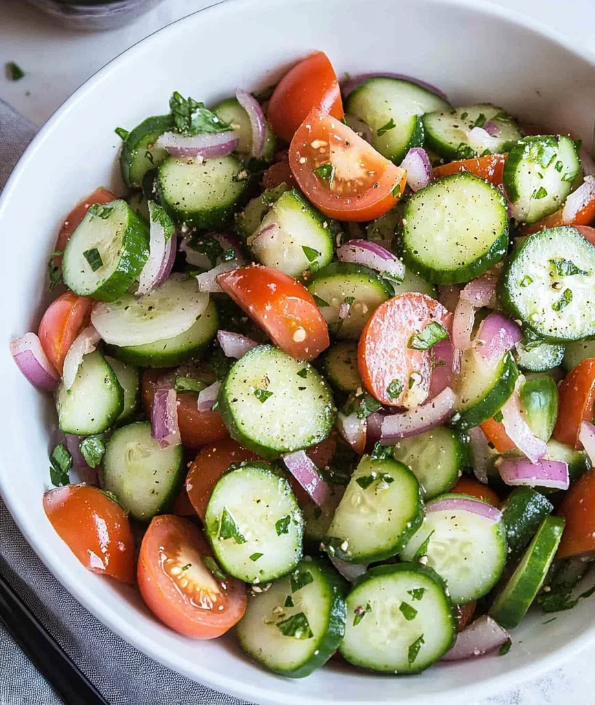 Cucumber Tomato Salad