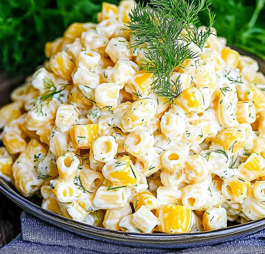 Dill Pickle Pasta Salad