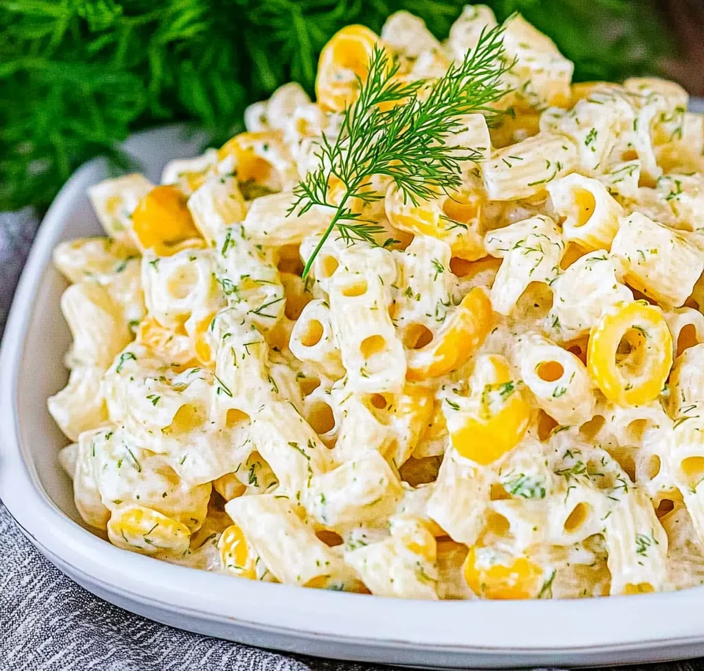 Dill Pickle Pasta Salad