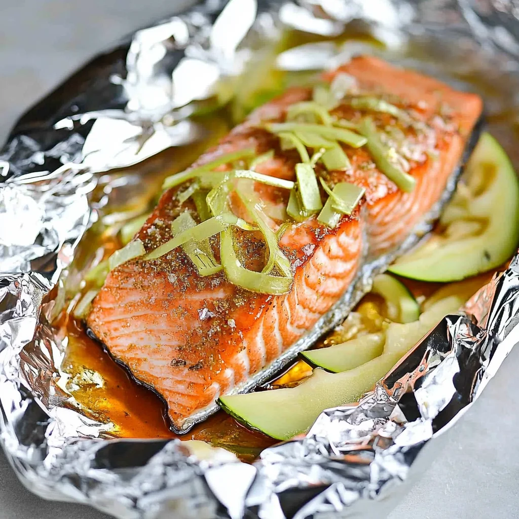 Easy Grilled Salmon in Foil Recipe