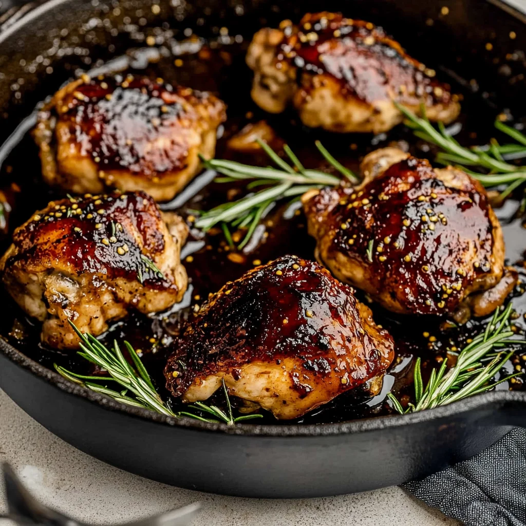 Fig Glazed Skillet Chicken