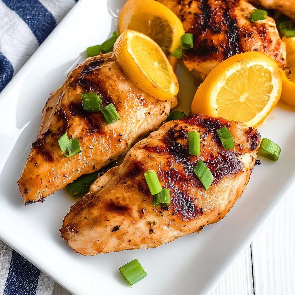 Grilled Citrus Garlic Chicken