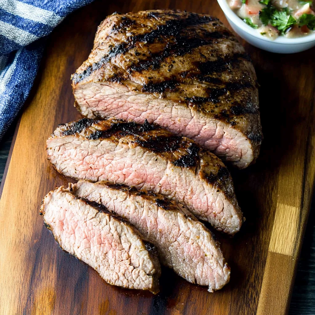Grilled Mojo-Marinated beef Tenderloin