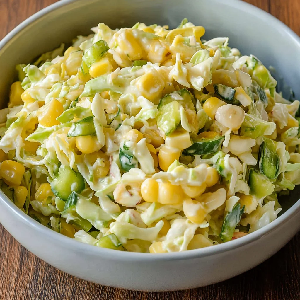 Jalapeno Corn Coleslaw