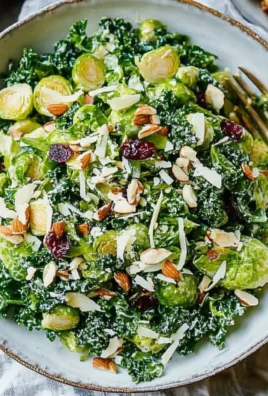 Kale and Brussels Sprout Salad