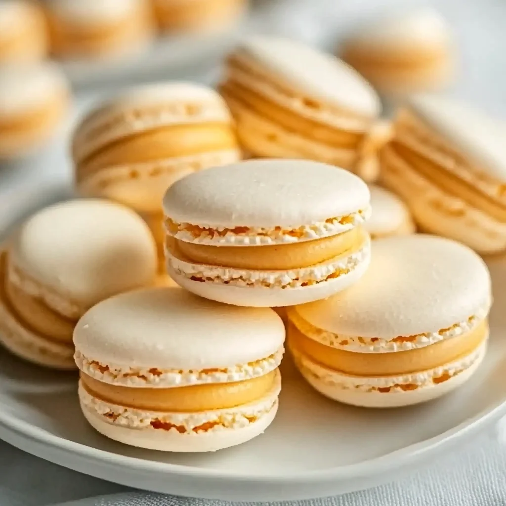 Mango Macarons