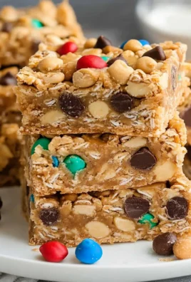 No Bake Peanut Butter Cereal Bars