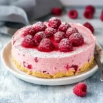 No Bake Raspberry Cheesecake