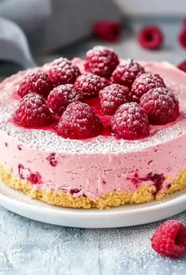 No Bake Raspberry Cheesecake
