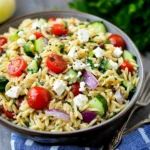 Orzo Pasta Salad Recipe with Feta