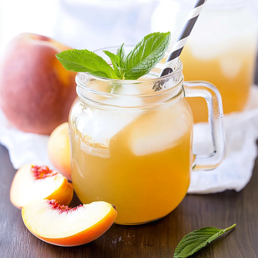 Peach Green Tea