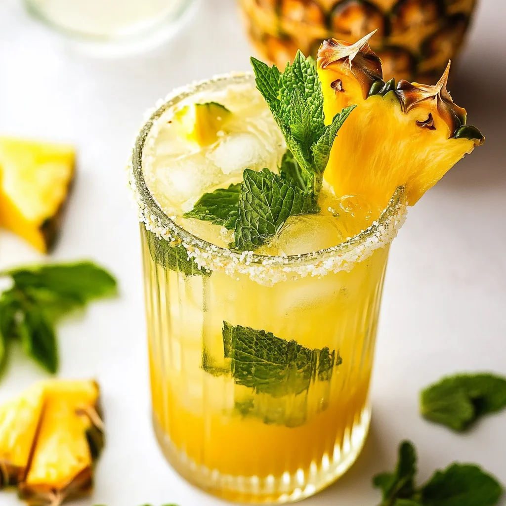 Pineapple Coconut Mojito Recipe