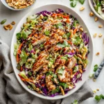 Sesame Chicken Cabbage Crunch Salad