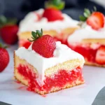 Strawberry Jello Poke Cake