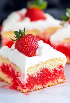 Strawberry Jello Poke Cake