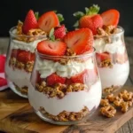 Strawberry Pretzel Salad Parfaits Recipe