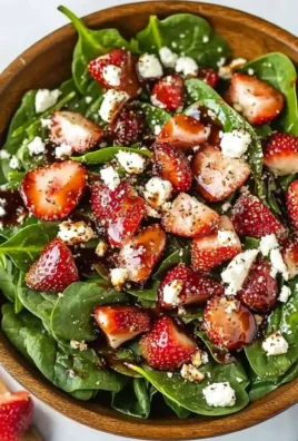 Strawberry Spinach Salad with Strawberry Balsamic