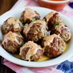 Turkey Bacon Cheeseburger Meatballs
