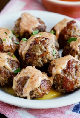 Turkey Bacon Cheeseburger Meatballs