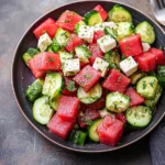 Watermelon Cucumber Salad Recipe