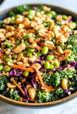 Asian Edamame Peanut Crunch Salad