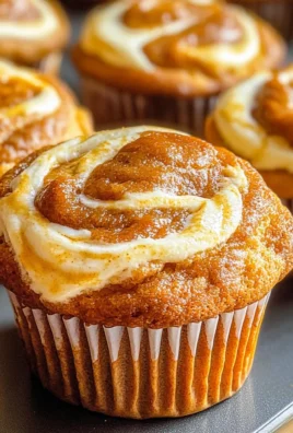 Best Swirled Pumpkin Cream Cheese Muffins