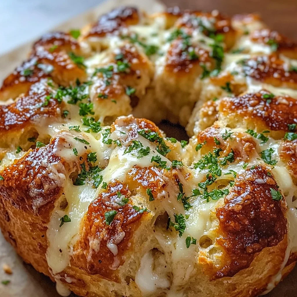 Chicken Alfredo Monkey Bread