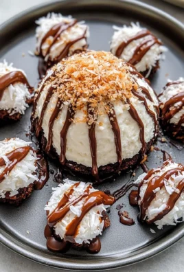 Coconut Dome with Chocolate Spread
