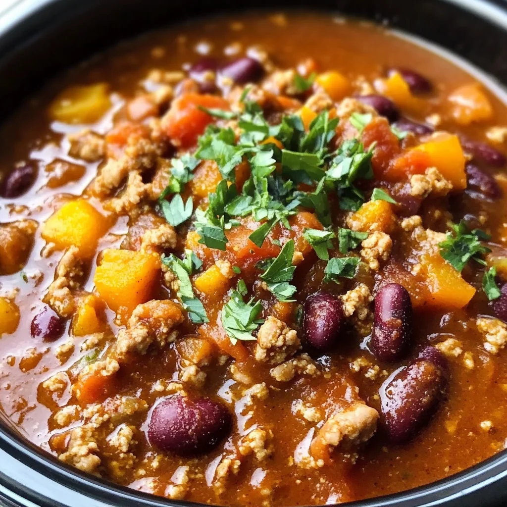 Crockpot Pumpkin Chili