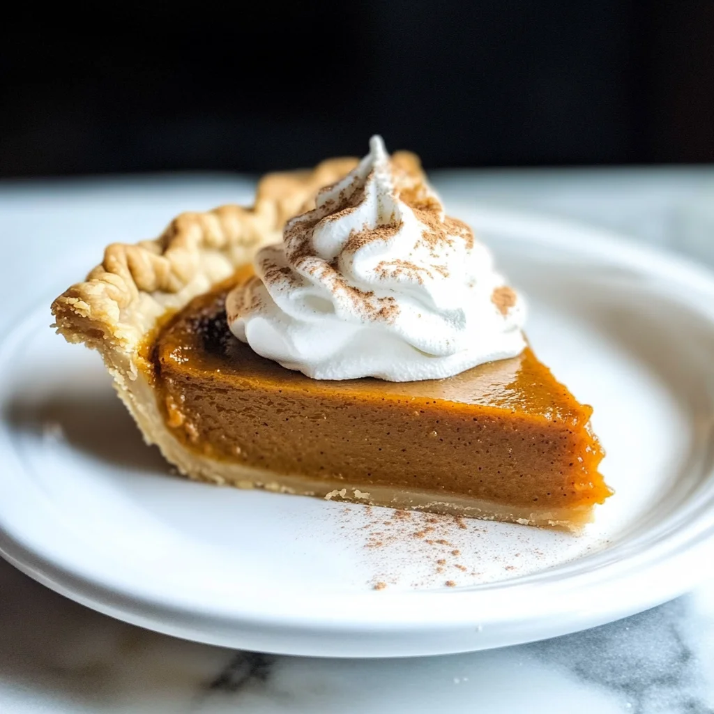 Easy Pumpkin Pie