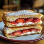 Fried Strawberry Cheesecake Sandwiches