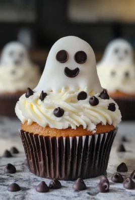 Halloween Cupcakes: Ghost Cupcakes