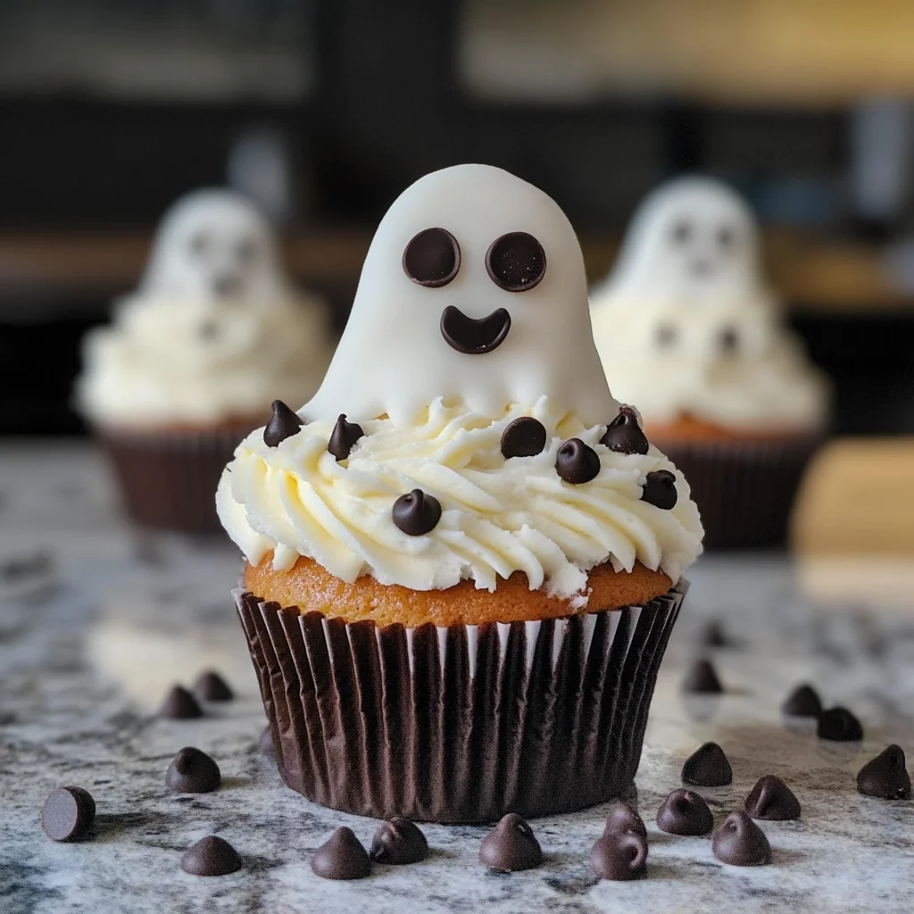 Halloween Cupcakes: Ghost Cupcakes
