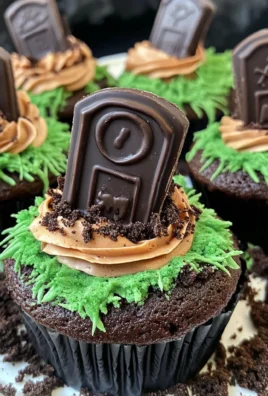 Halloween Graveyard Cupcakes