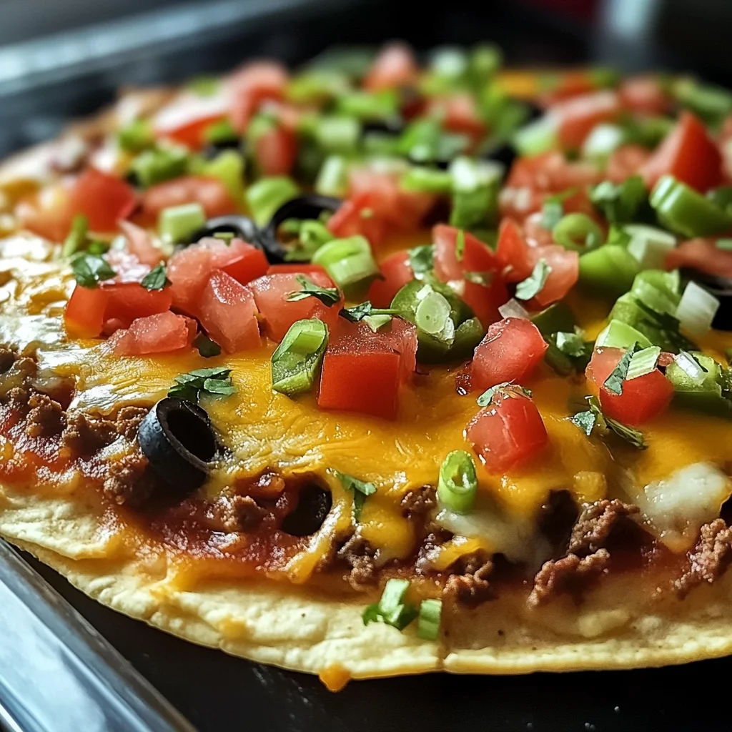 Homemade Mexican Pizza