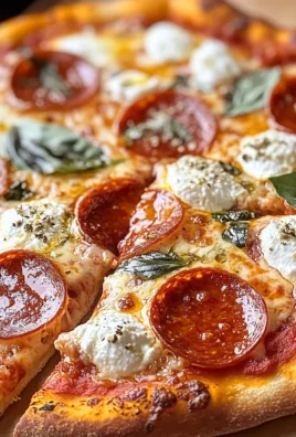 Hot Honey Pepperoni Ricotta Pizza : Sweet and Spicy