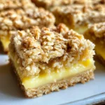 Lemon Oatmeal Crumble Bars
