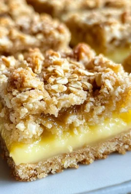 Lemon Oatmeal Crumble Bars