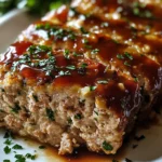 Melt-in-Your-Mouth Garlic Parmesan Chicken Meatloaf