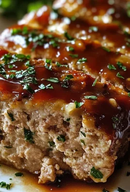 Melt-in-Your-Mouth Garlic Parmesan Chicken Meatloaf