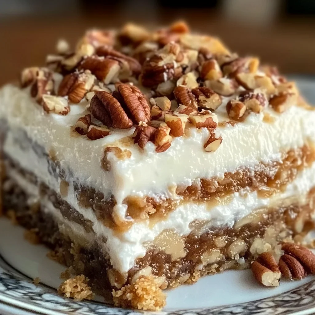 Pecan Pie Lasagna – A No-Bake Dream Dessert