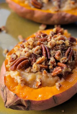 Pecan pie double baked sweet potatoes
