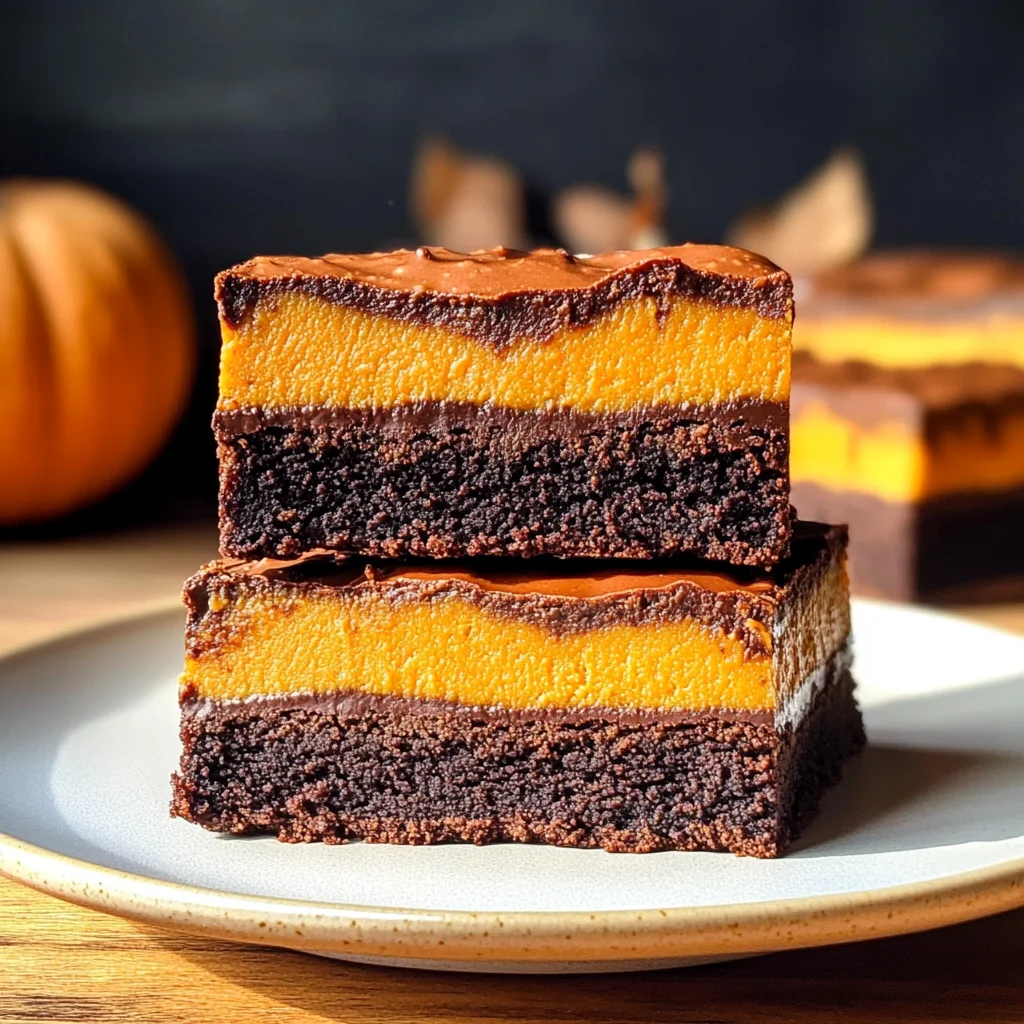 Pumpkin Brownies