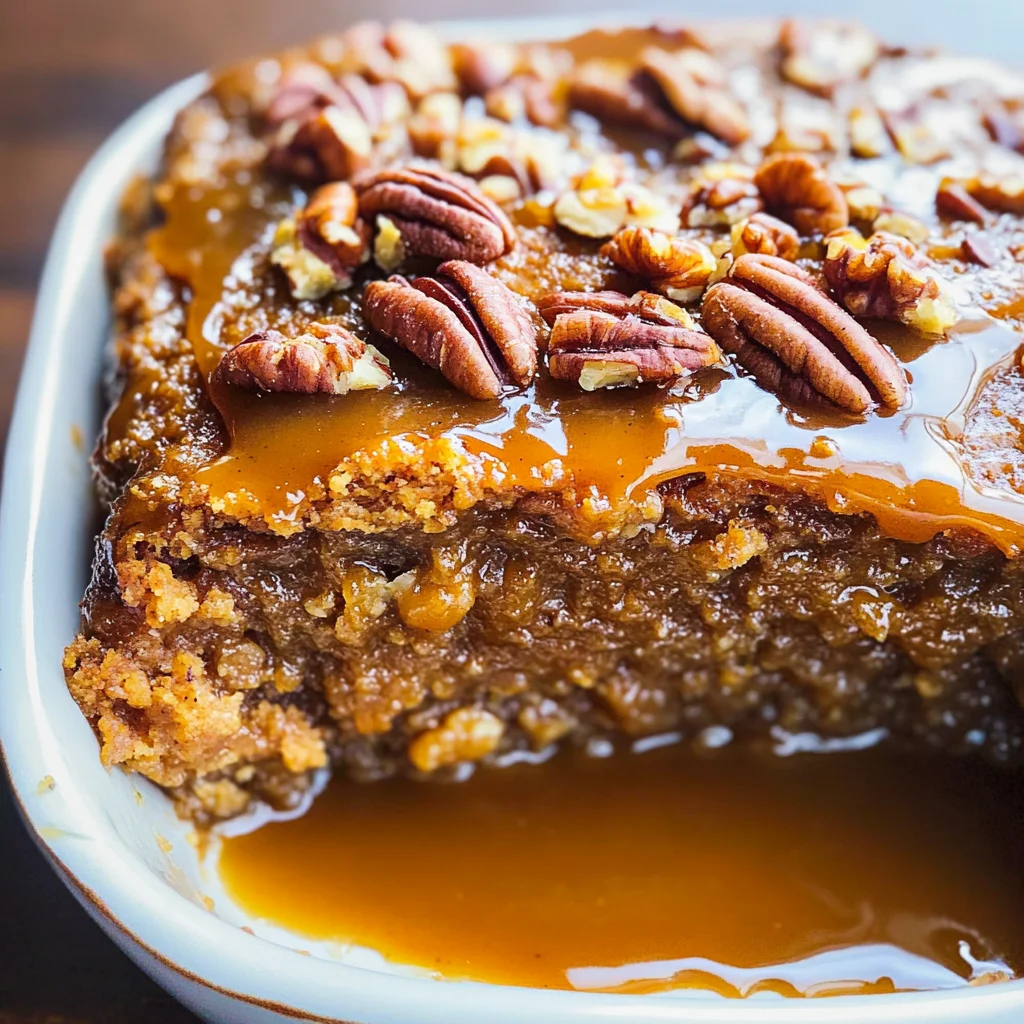 Pumpkin Pecan Cobbler