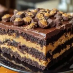Reese’s Peanut Butter Earthquake Cake