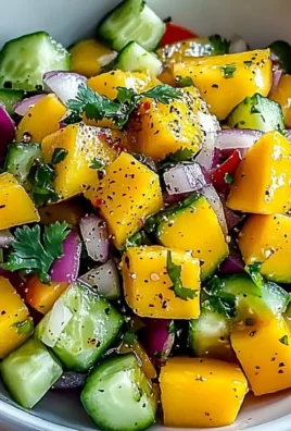 Refreshing Mango Cucumber Salad