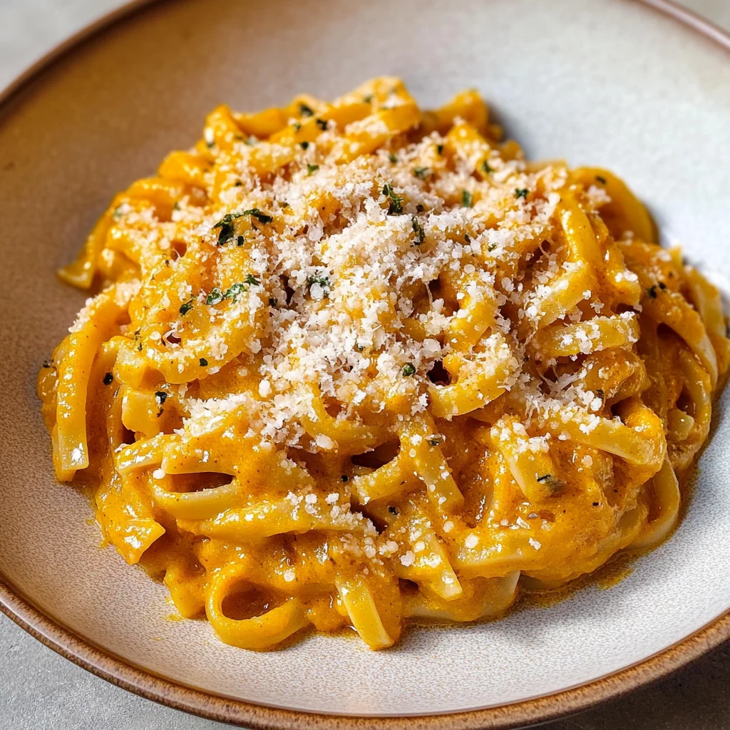 Roasted Pumpkin and Garlic Pasta