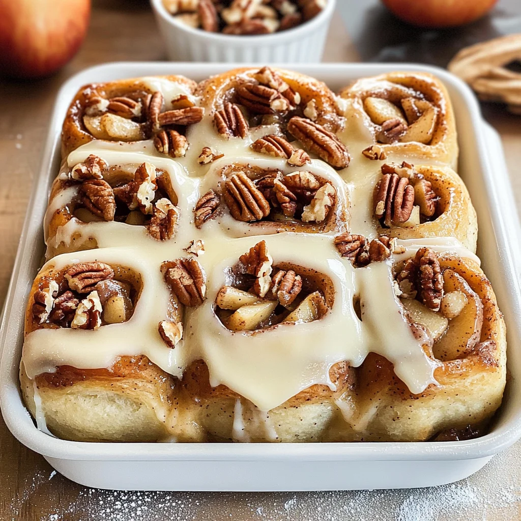 Soft-Baked Apple Cinnamon Rolls