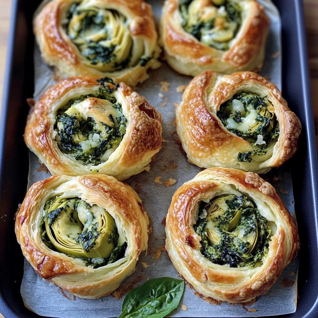 Spinach Artichoke Swirls